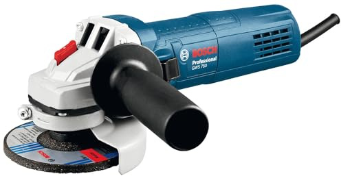 Bosch Professional vinkelslip GWS 750 (skiv-Ø 115 mm, 750 W, inkl. sprängskydd, stödhandtag, 1 x diamantskiva, i kartong)