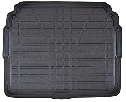 J&J AUTOMOTIVE | Tapis De Coffre sur Mesure pour 3008 Depuis 2017, Étage Inférieur, Noir Antidérapant Bord Haut Toutes Saisons Adapté Animaux de Compagnie