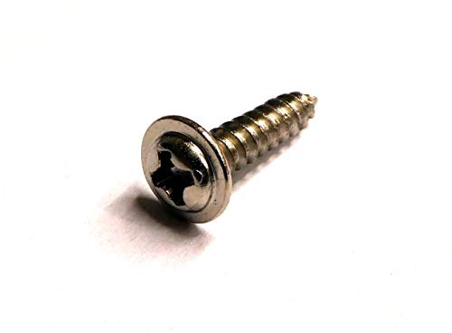 Linsenkopf Blech-/Holzschrauben, mit Bund und Spitze und PH Kreuzschlitz, Abmessung: 2,3 x 12 mm, VE=100 Stück, Kopfdurchmesser = 6mm, Werksoff: Stahl vernickelt