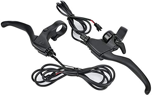 Leviers de freins vélo électrique, alliage aluminium léger et résistant, paire accessoires guidon noir for cyclistes urbains et aventuriers en tout-terrain