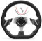 Racing Steering Wheel,320MM Universal Car Steering Wheel Carbon Fiber Style Racing Drift with Horn Button