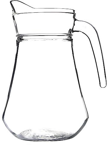 Galicja Boccale per acqua SUZI – Caraffa per acqua – Boccale in vetro – Water Jug Glass – Contenitore per acqua in vetro – Brocca in vetro – teiera in vetro – teiera in vetro da 1,5 l