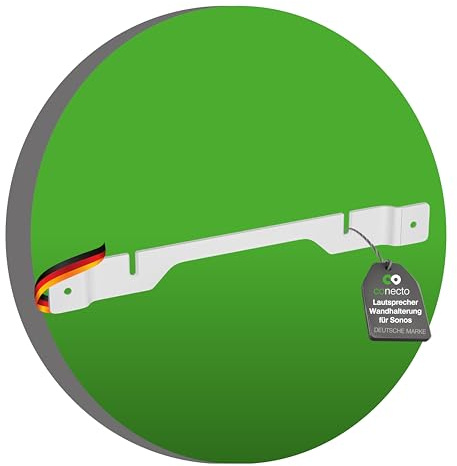 conecto högtalare väggfäste för Sonos® Ray, kan belastas upp till 2 kg, vit