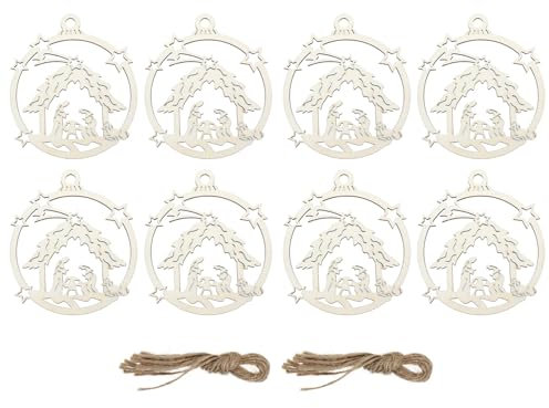 TOPPERFUN 20stücke Teiliges Holz Dekoration Für Ostern Handgefertigte Hängende Ornamente Aus Natürlichem Holz Für Kreative Bastelprojekte Und Festliche Anlässe