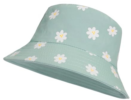 JJDreams Wendbarer Fischerhut Damen Cotton Fashion Fischerhut Sonnenhut Damen faltbar uv Schutz Sommer Bucket Hat