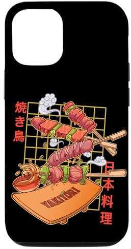 Coque pour iPhone 14 Yakitori Brochettes de poulet grillées japonaises Kanji BBQ