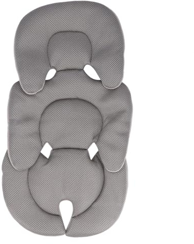 Hochstuhl-Auto-Einsatzpolster, Kopf-Körper-Stützkissen, Säuglings-Autositz-Einsatz, Herausnehmbares Schutzkissen, Baby-Lendenkissen, Kinderwagen-Einsatz für Kinderwagen, (GRAY)