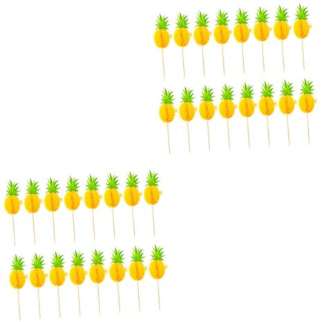 2sets Einzigartige Hawaiian Kuchen Topper Dekorative Picks Cupcake Ornamente Für Party 30 Stücke * 2