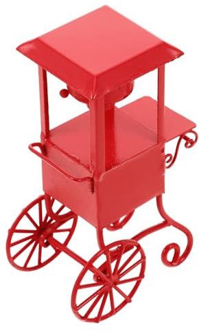 HEMOTON Mini Popcorn Machine for Home Movie Night Oversized Fake Lollipop Prop for Birthday Parties and Popcorn Maker Toy Scenario