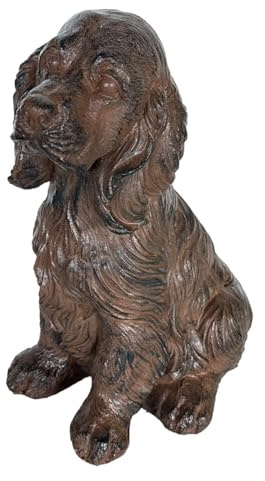 Générique Chien Cocker Statue Décoration extérieure de Jardin de 37cm
