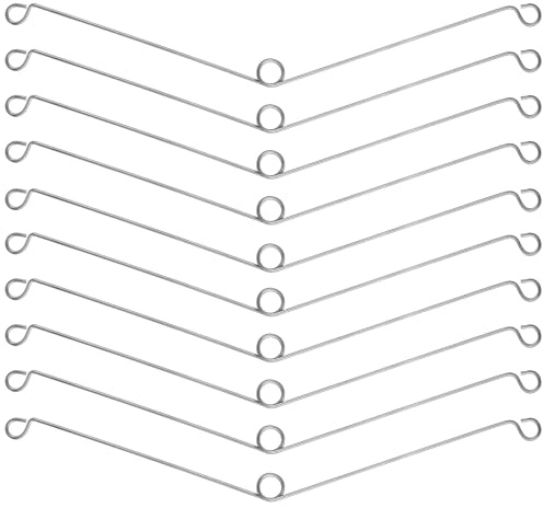 10 PCS Recessed Lighting Spring Clips Recessed Lighting Trims, Stainless Steel Torsion Spring Clip Metal Recesseding Light Clips Lamp Retaining Light Covers Trims for Recesseding Lightings Accessories