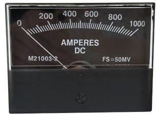 Compteur de panneau CC, ampèremètre analogique, for machine à souder, courant à plage élevée 1000 A compteur analogique numérique