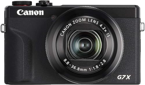 PowerShot Digital Camera G7 X Mark III with Wi-Fi & NFC,Black (Renewed)
