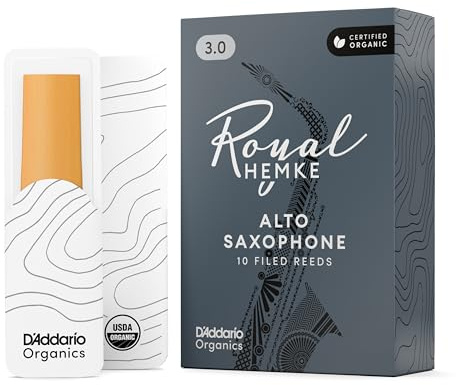D'Addario Royal Hemke Organic Alt 3,0 - Blatt für Alt Saxophon