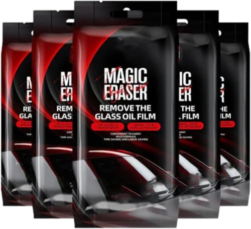 Spugna magica per la pulizia dei vetri dell'auto, antigraffio, per rimuovere la pellicola dell'olio del parabrezza, per la pulizia di pellicole di olio per auto, gomma magica per rimuovere lo sporco e
