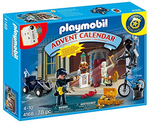 PLAYMOBIL 4168 Adventskalender Polizeialarm! Schatzräuber auf der Flucht