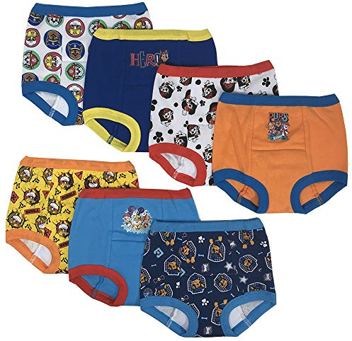 Nickelodeon Toddler Paw Patrol Boys 7 Pack Training Pants, Assorted, 2T
