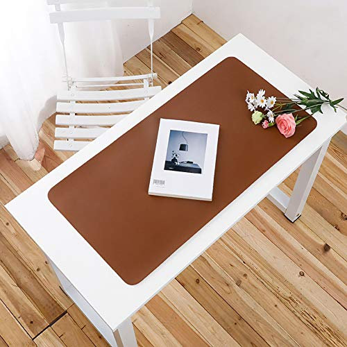 Ruby Lil Tastaturmatte Für Schreibtisch, Anti-Rutsch-Schreibtisch-Auflage-Schutz, Pad Wasserdichtes PU-Leder Schreibtisch Schreiben, Spiele Schreibmaschinentastatur,Braun,31x 16