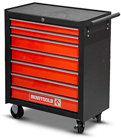 MOVITOOLS Servante d Atelier métallique 7 tiroirs