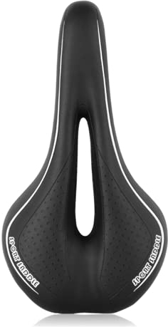 BigTron Bicycle Seat Comfortable MTB Saddle Cycling Seat Cushion Offroad Bike Seat (Black)