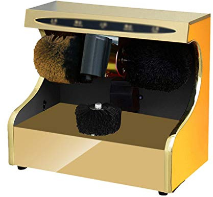Cireuse à chaussures électrique, cireuse à chaussures à induction automatique, cireuse à chaussures électrique domestique, petite cireuse à chaussures électrique, petite cireuse à chaussures en bois(O