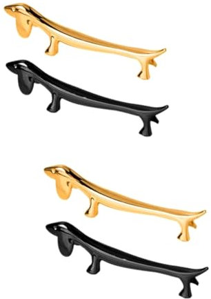 BESTonZON 4pièces Repose- Métal Forme De Chien Support De Couverts Pour Restaurant Et Maison Décoration De Table Pratique Et Mignonne Porte-couteaux Et Cuillères