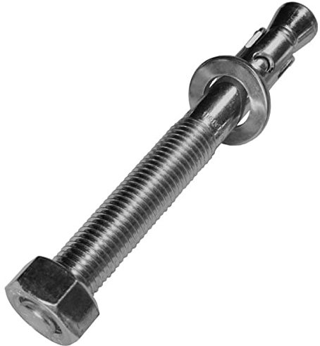 Lumonic Schwerlastdübel M16 x 145mm | hochwertige Edelstahl V4A Keilanker | Durchsteckmontage, SOFORT BELASTBAR | Betonanker, Schwerlastanker | für Überdachungen, Geländer, Regale, Trennwände