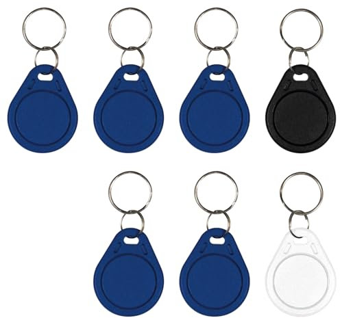 Vimar 40169 ELVOX 7 chiavette RFID a transponder Mifare (n.2 per configurazione e n.5 per utenti), ideale per sistemi di allarme, chiamate di emergenza e segnalazione