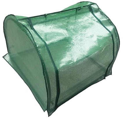 S&Garden Foliengewächshaus, Mini-Gewächshaus, Tunnel für Blumenbeet 80 x 80 x 58 cm, Grün