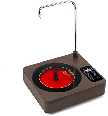 Stufa Automatica per Acqua ed Elettricità in Ceramica Stufa per il tè Fornello per il tè Domestico Piccolo Bollitore Silenzioso e Intelligente Isolamento per la Preparazione del tè Stufa per il tè,