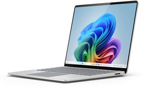Microsoft Surface Laptop | Copilot+ PC | 13.8” Touchscreen | Snapdragon® X Elite (12 Kerne) | 16GB RAM | 1TB SSD | 7. Edition | Platin