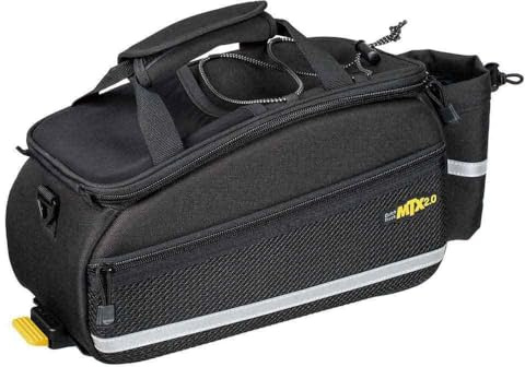 Topeak MTX 2.0 TrunkBag EX vattentålig cykelväska, kompatibel med alla MTX QuickTrack 2.0 ställ, svart