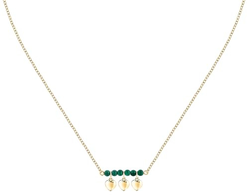 Morellato Collana Donna in Acciaio Dorato, Cuore, Collezione TALISMANI, Idea Regalo Donna - SAIX14