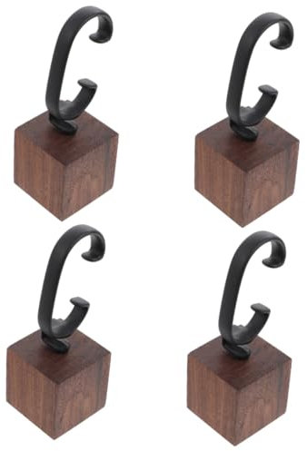 ABOOFAN 4 Pz supporto per orologio in legno massello espositore per orologi da vetrina orologi da uomo Espositore per orologi di design Espositore per orologi vintage porta orologi noce