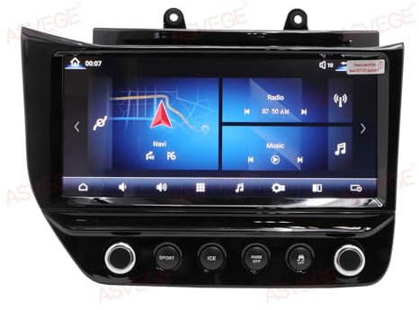 ASVEGE Impianto stereo auto 10.4 pollici per Maserati GT GranTurismo 2007-2018 Multimedia Player GPS Navigation Carplay& Andriod Auto WiFi 4G Radio Ricevitore di ricambio Head Unit
