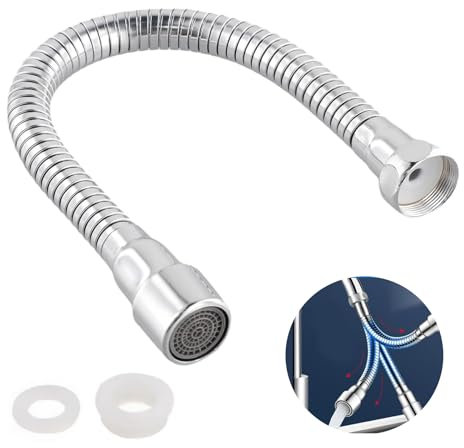 Wasserhahn Verlängerung 360° Multifunktional Wasserhahnverlängerung(20cm) Küche Wasserhahnverlängerung Verlängerung Wasserhahn Wasserhahnverlängerungen für Küche Bad und Wc