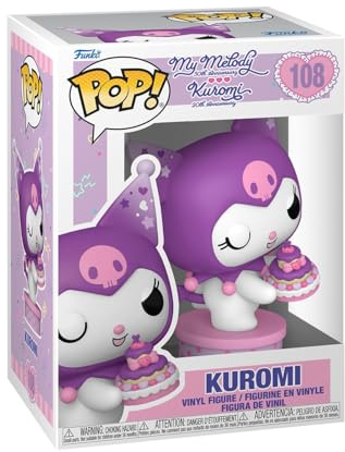 Funko Pop! Sanrio: Hello Kitty S8- Kuromi Present - Samling Vinylfigur - Presentidé - Officiell Merchandising - Leksaker för Barn Och Vuxna - Anime Fans - Samlarfigur