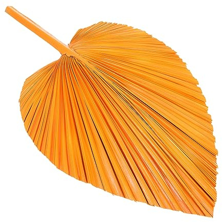FUTUREORYY Simulated Palm Leaf Fan Dry Plant Leaf Decor Tropical Party Decorations for Wedding Home Decor