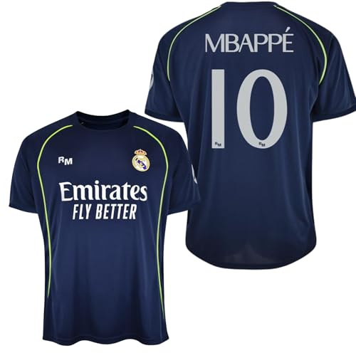 Real Madrid Camiseta Adulto 2a Equipación 25-26 Camisa Unisex Adulto (Pack de 1)