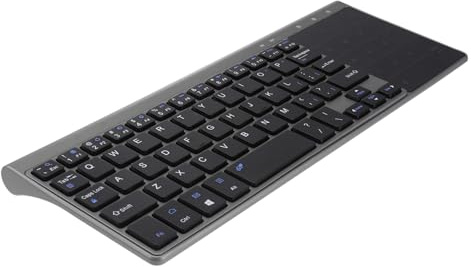 Operitacx Clavier sans Fil Mince avec Zone Tactile Compacte Connexion Stable sans Batterie pour Bureau Et Jeux