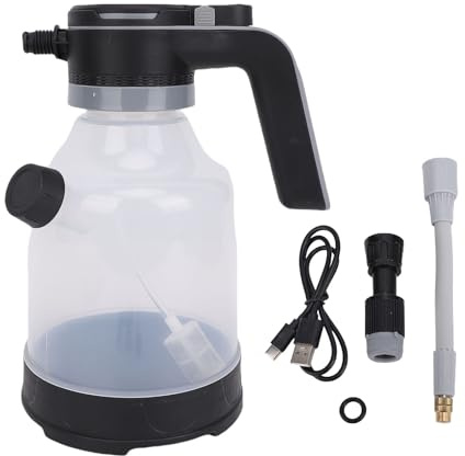 Botella pulverizadora eléctrica, pulverizador portátil para Plantas de jardín con batería Recargable de 3L, regadera automática con Boquilla giratoria para Interiores y Exteriores