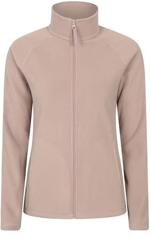 Mountain Warehouse Raso Womens Full Zip Fleece Jacket | Cosy & Soft Touch Ladies Sweater Top, Lightweight & Warm Microfleece with Easy Adjustable Hem, for Layering, Winter & Travel
