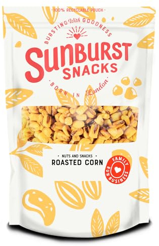 Sunburst Snacks Corn Roasted & Salted, Toasted Crunchy Corn Nut, Vegan & Gluten Free, Resealable and Recyclable Pouch, 1kg