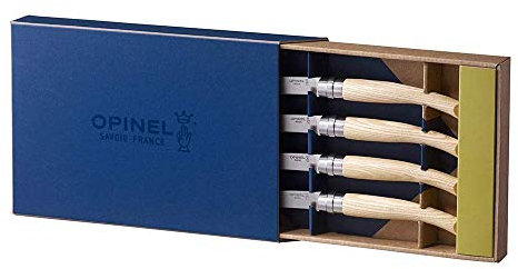 Opinel Tafelmesser Steakmesser, 4er Set, Esche,, 22.5 x 2 x 1 cm, 254346