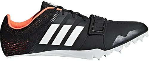 adidas Unisex Adizero Accelerator Leichtathletikschuhe, Schwarz (Negbas/Ftwbla/Naranj 000), 45 1/3 EU