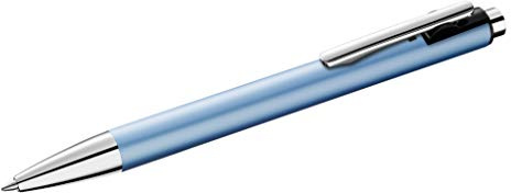 Pelikan Snap Kugelschreiber K10, Frostblau, zeitloser Kuli inkl. blauer Großraummine in Strichbreite M