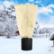 Tobengda Protection hivernale pour Plantes en Pot - 120 x 180 cm - Protection hivernale pour Plantes - 80 g/m² - Tissu Non tissé - Beige - Anti-Gel - pour Palmier, citronnier - 1 pièce