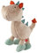 sigikid 43273 Drache Patchwork Sweety, Plüsch, Kuscheltier, Stofftier, kuschelweich, Trendfarben, ab 3 Monaten