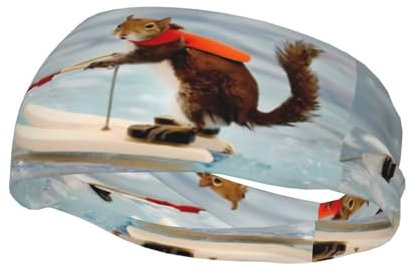 Wasserski Fuchs Eichhörnchen Unisex Mode Sport Schweißband Für Fußball Basketball Gym Workout Kleidung Zubehör