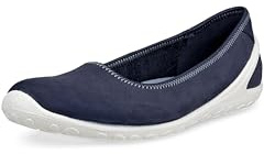 ECCO Women's Biom Lite Skimmer Ballerina Sneaker, Blu Navy, 6/6.5 UK